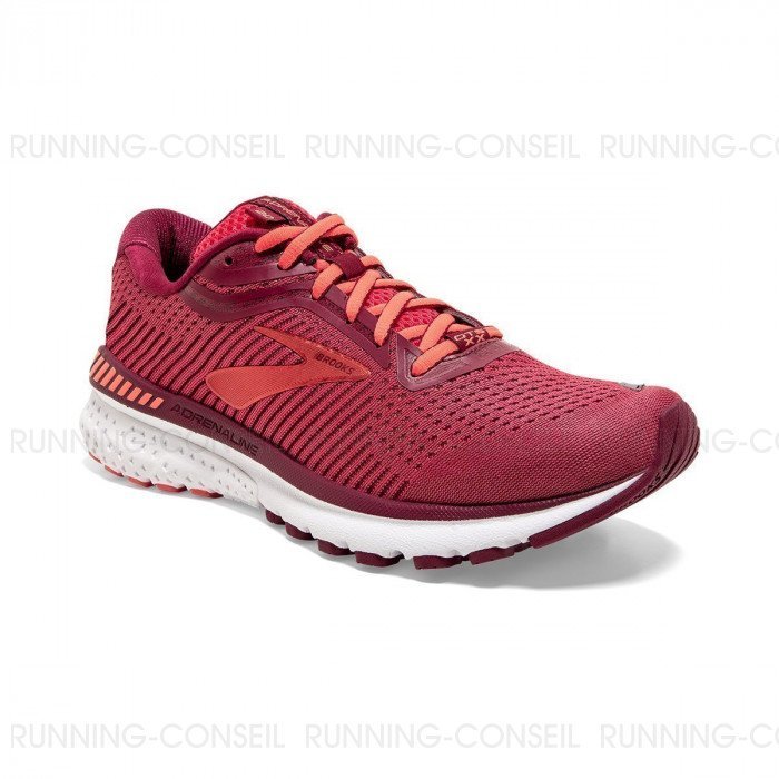 Chaussure de running BROOKS Adrenaline GTS 20 Femme Rumba Red/Teaberry/Coral
